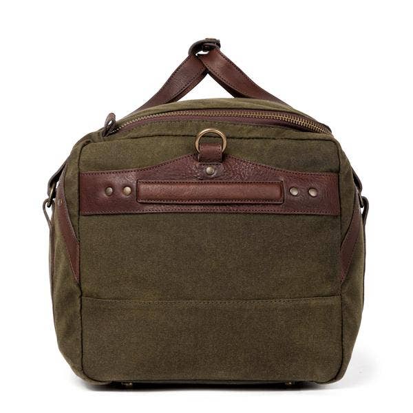 Mission Mercantile Leather Goods - Wholesale Weekender Bag - Unisex - Campaign Waxed Canvas Medium Duffle Bag11