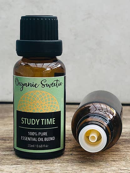 Miscela di oli essenziali Study Time per la vendita all'ingrosso da parte di The Organic Sweetie