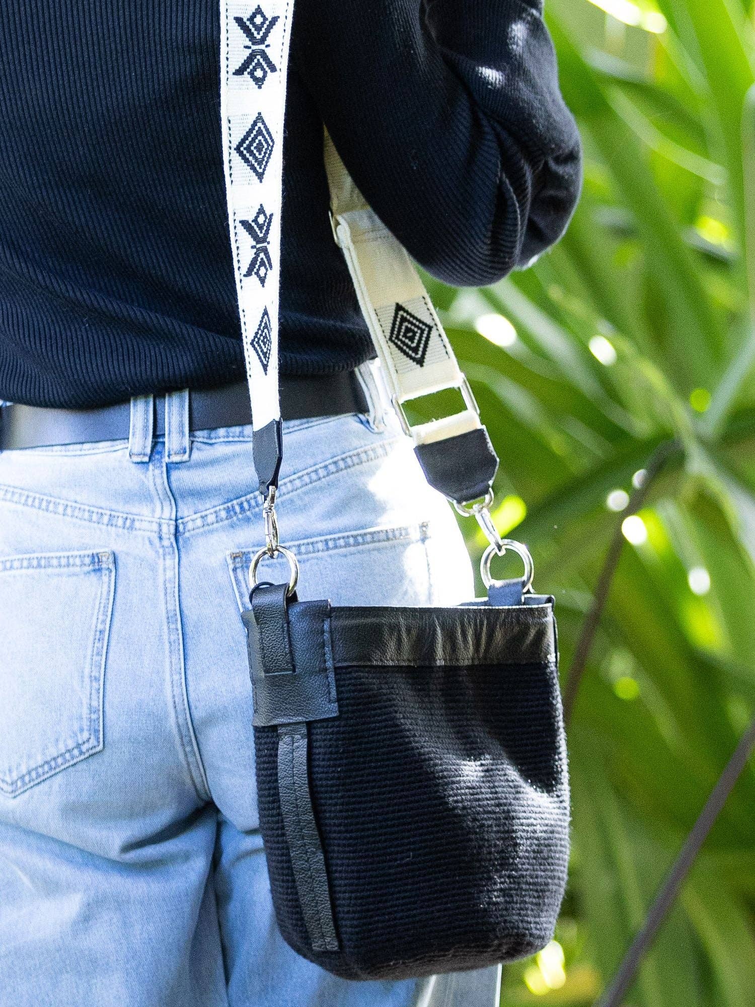 Alejandra Collective - Wholesale Crossbody Bag - Women's - Bianca Crochet Bucket Bag Black5