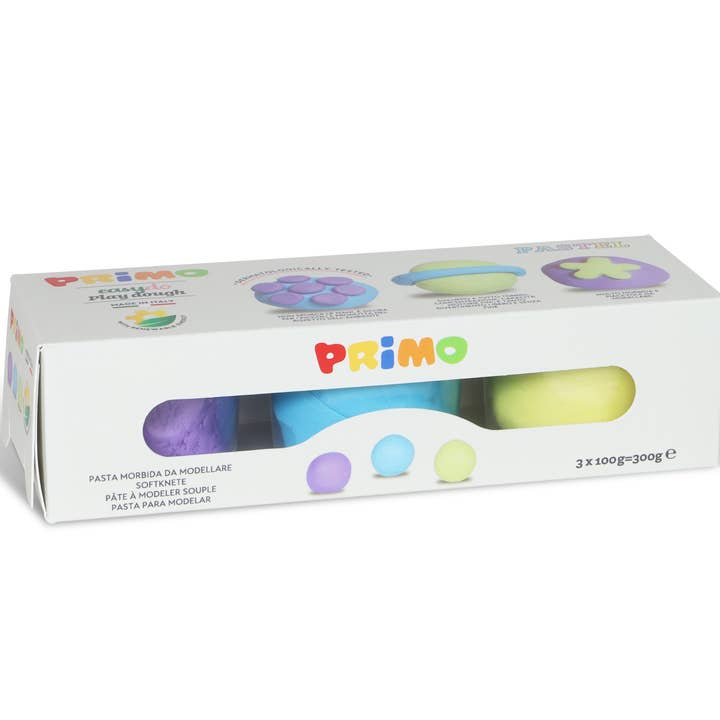 Morocolor Italia Spa PRIMO - Wholesale Putty/Slime - Kids - Easydò play dough, 3 PASTEL colours5
