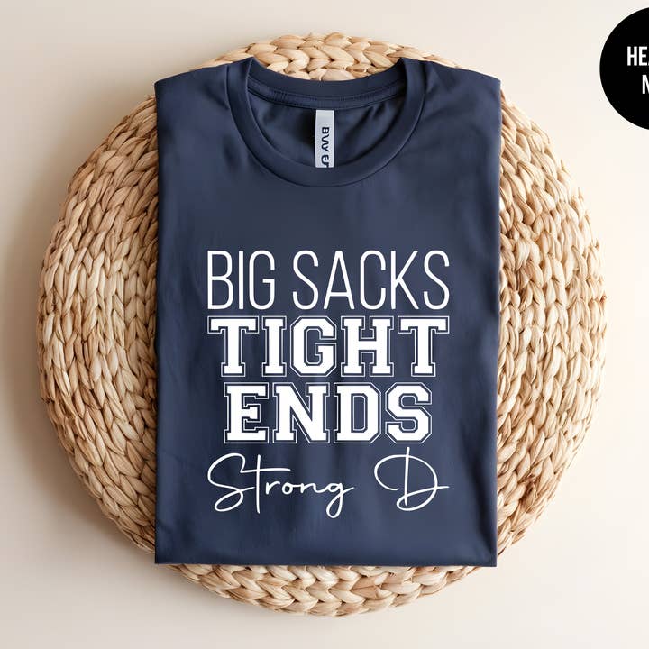 Big Sacks, Tight Ends, Strong D for wholesale by The Shirt Republic