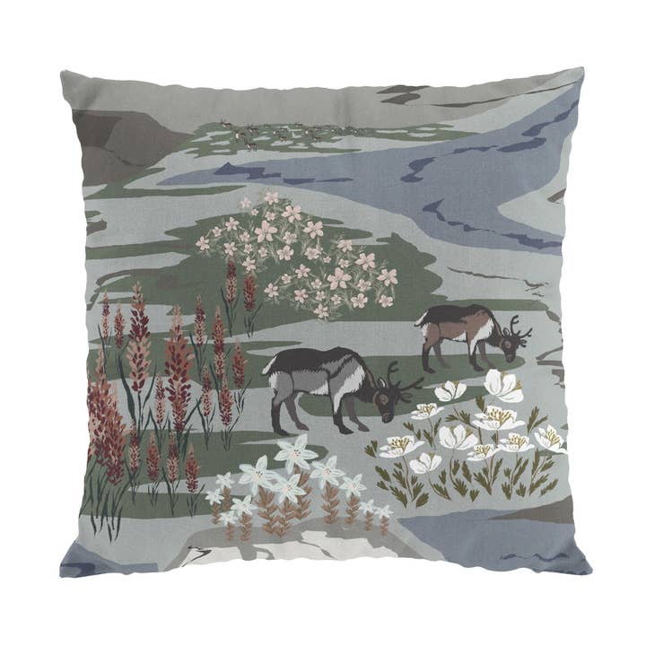 Mountain Meadows Beige Cushion Cover for wholesale by Arvidssons Textil