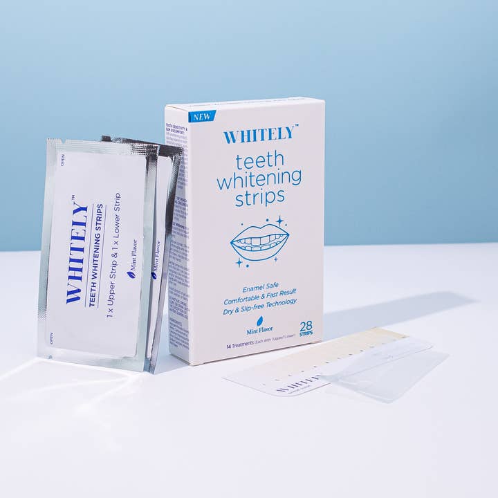 Tiras de clareamento de dentes (28 tiras) por atacado de WHITELY
