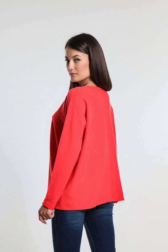 TINA Stephens Italy/Tees By Tina - Wholesale Knit Sweater - Women's - Laurin Seriously Soft Jewel Neck Sweater (BLS425)15