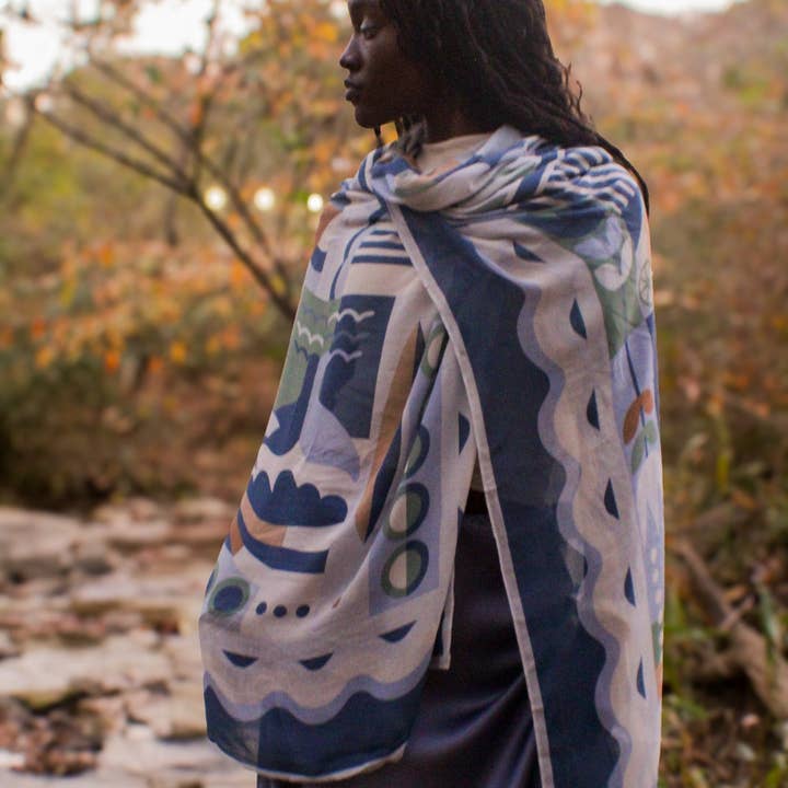 CB Grey - Wholesale Wrap - Women's - The Chloe Shawl3