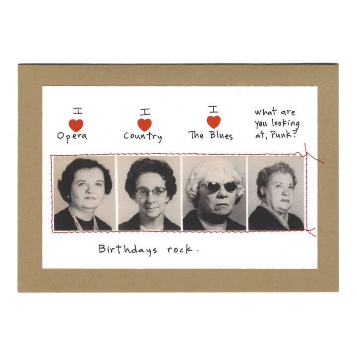 "Birthday's rock." for wholesale by Visual Treats