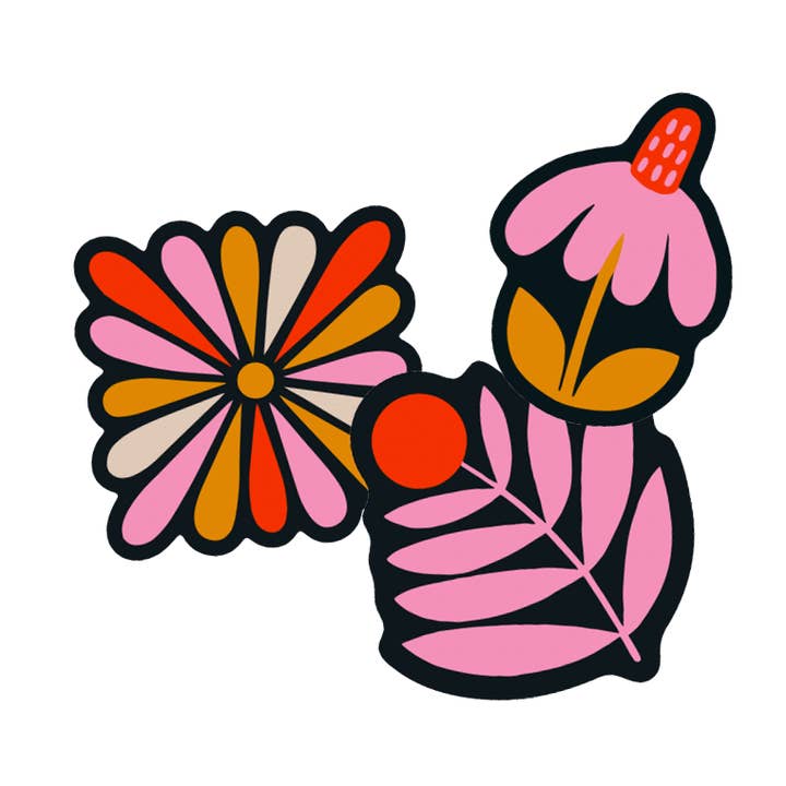 Flower 3-Pack for wholesale by Noso Patches