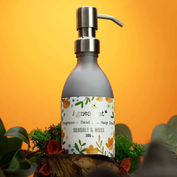 Hand & Body Cream 300ml - Sea Salt & Moss for wholesale by Agnes + Cat