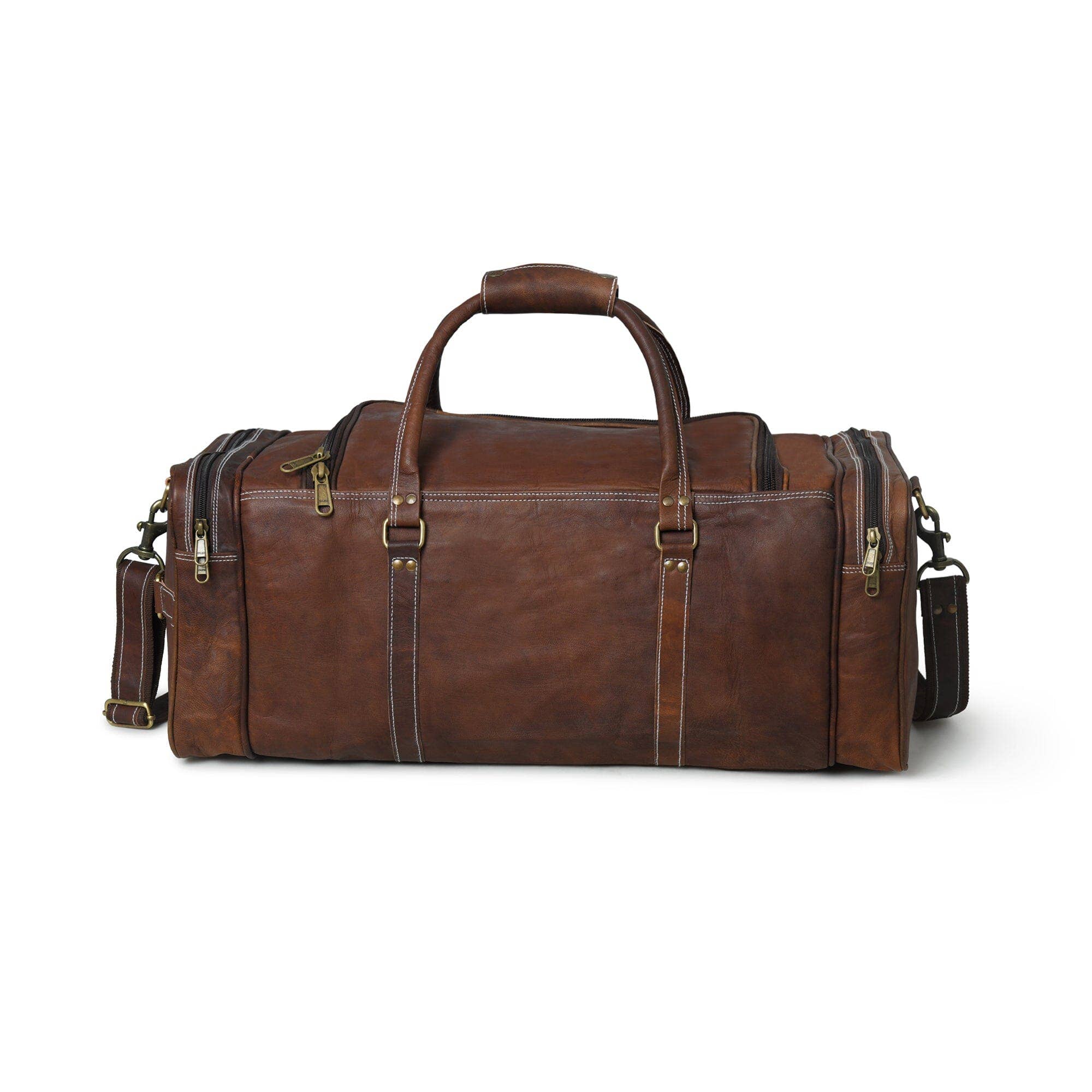 Classy Leather Bags – Engroshandel Weekendtaske – Mænd – Walker Læder Weekendtaske + Gratis Toilettaske8