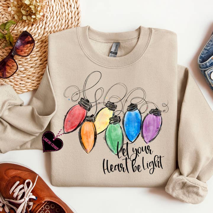 Deixa o teu coração ser leve - T-shirt Gráfica por atacado de Lauras Closet