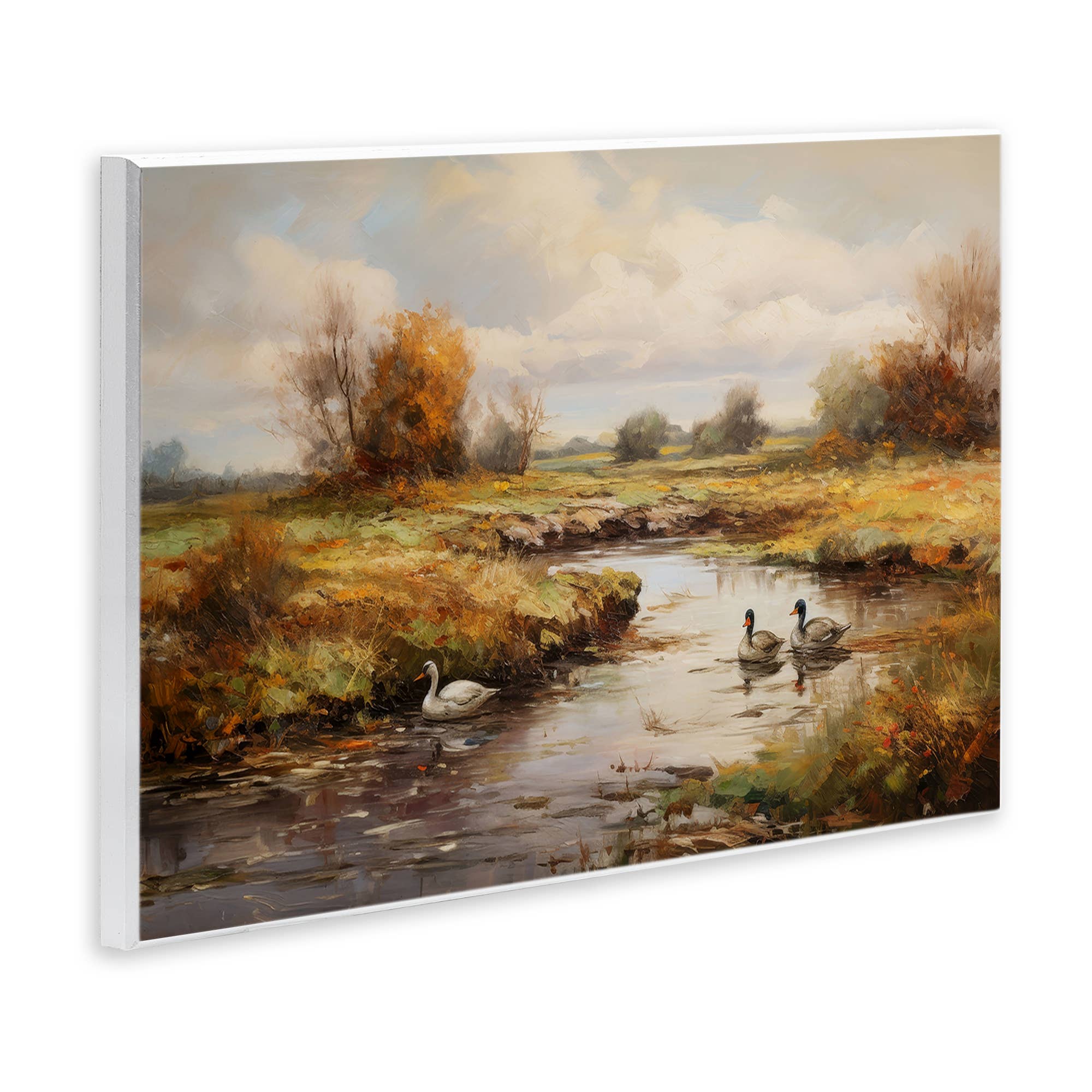Stupell Industries - Wholesale Wanddecoratie - Kinderen en baby - Ducky Days Landschap Muur Plaque Kunst2