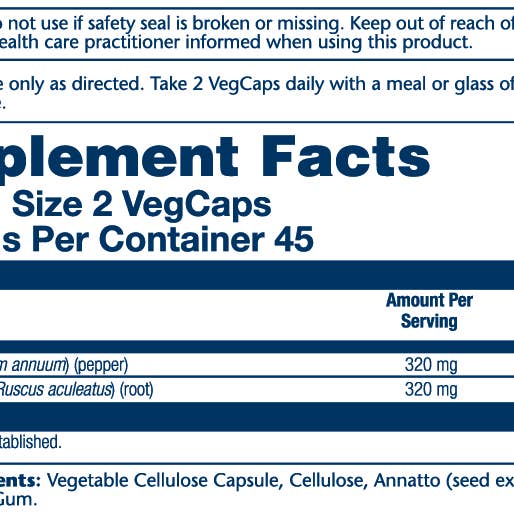 Solaray - Wholesale Oral Supplement/Vitamin - Cool Cayenne Pepper 40,000 HU1