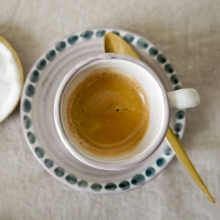 I Colorati - Kaffekopp och fat för wholesale av waiting for the bus