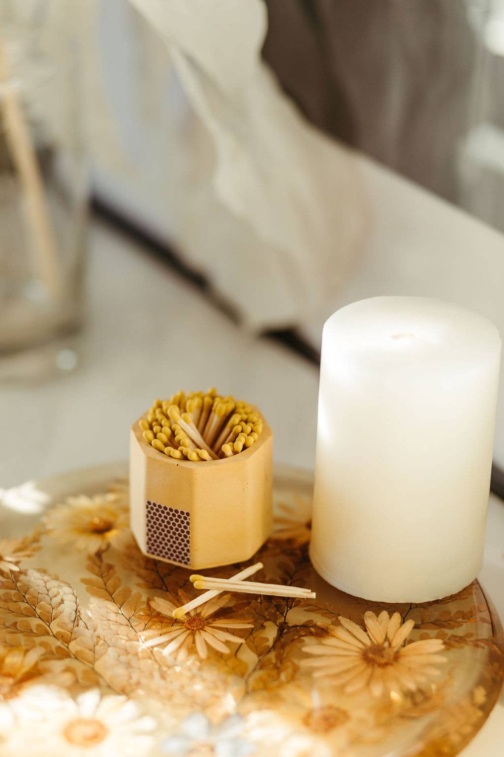 Tenn Prairie - Wholesale Match Holder - Concrete Match Holder – Modern Design with 2-Inch Safety Matches10