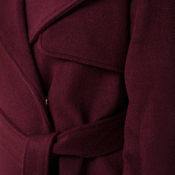 Smart and Joy - Wholesale Trench Coat - Women's - Wool coat with wide shutters29