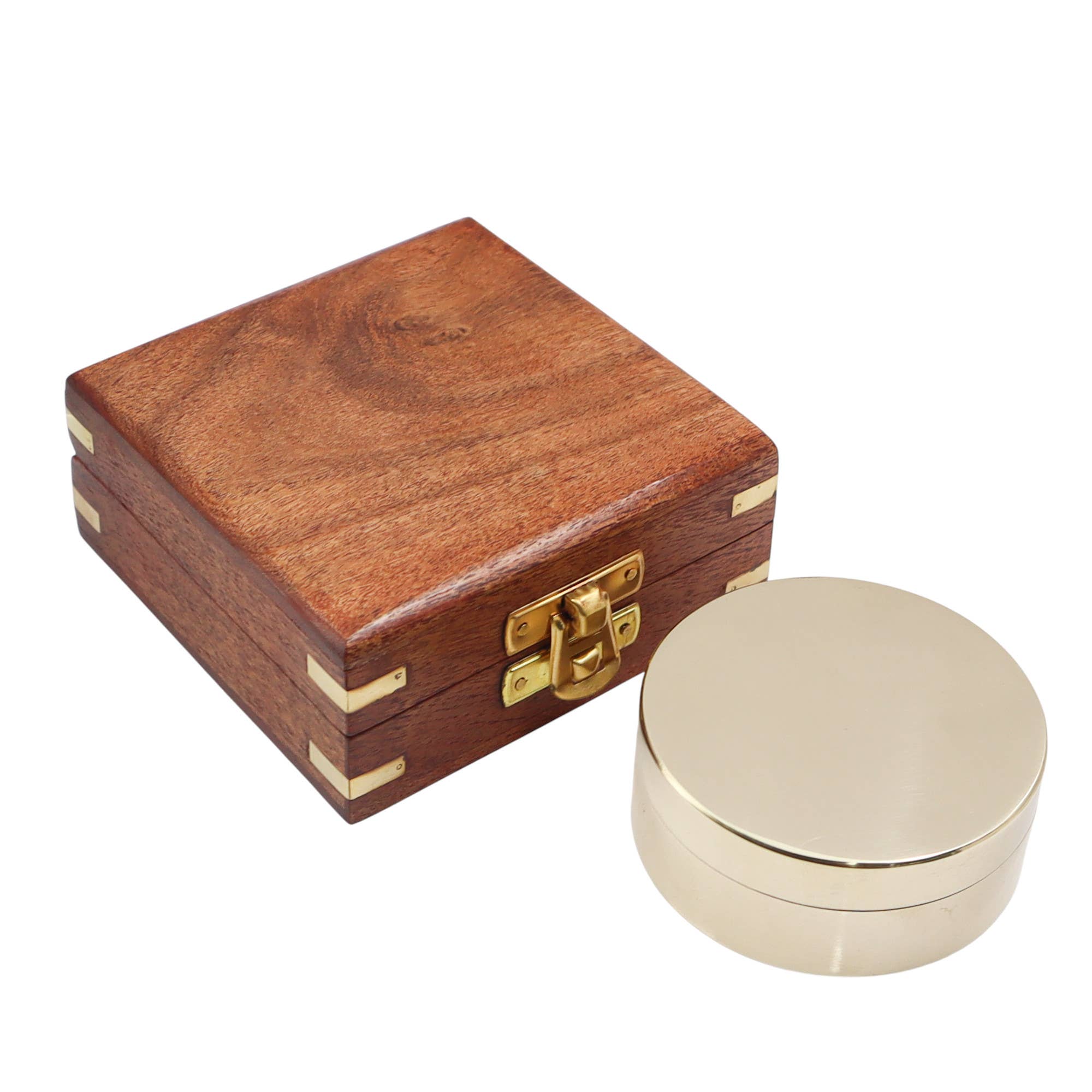 Dollond & Co. – wholesale Navigational compass – Personalised Signature Sundial Compass with Wood Box5