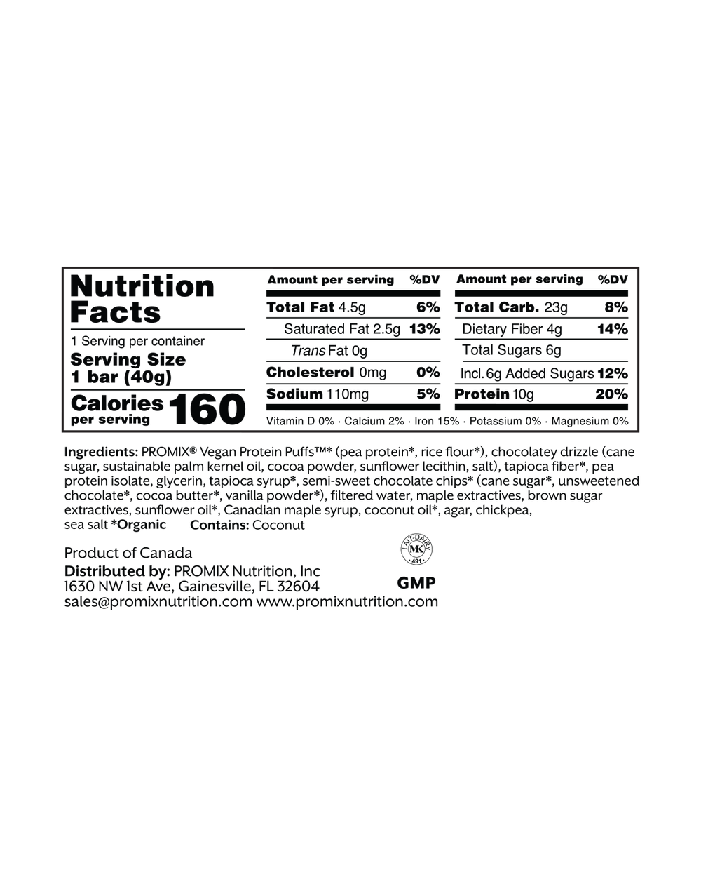 Promix - Wholesale Snack Bar - Vegan Cereal Bars9