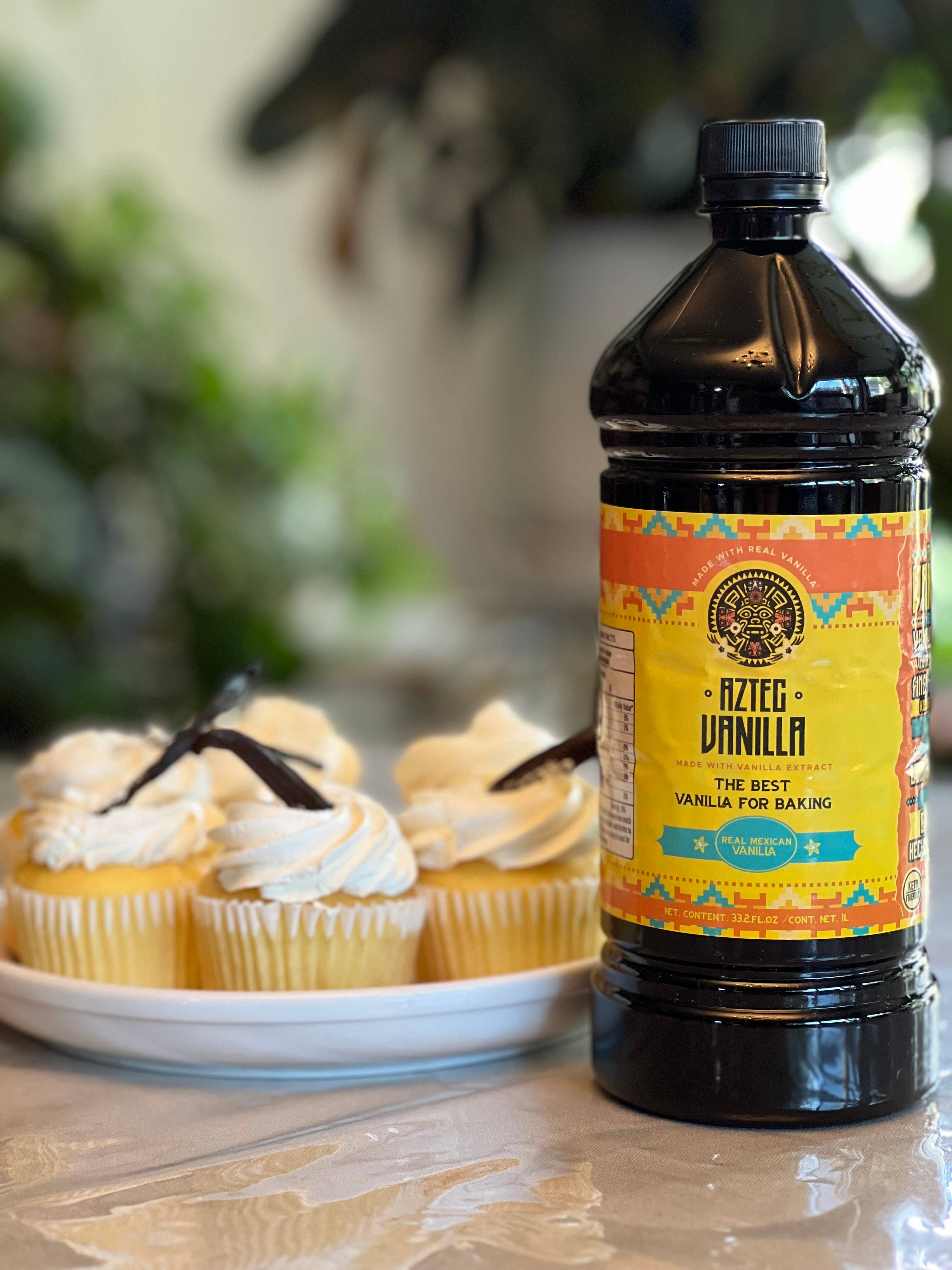 Aztec Vanilla - Wholesale Vanilla/Fruit Extract - Mexican Vanilla Extract - 1 Liter Dark & Bold4