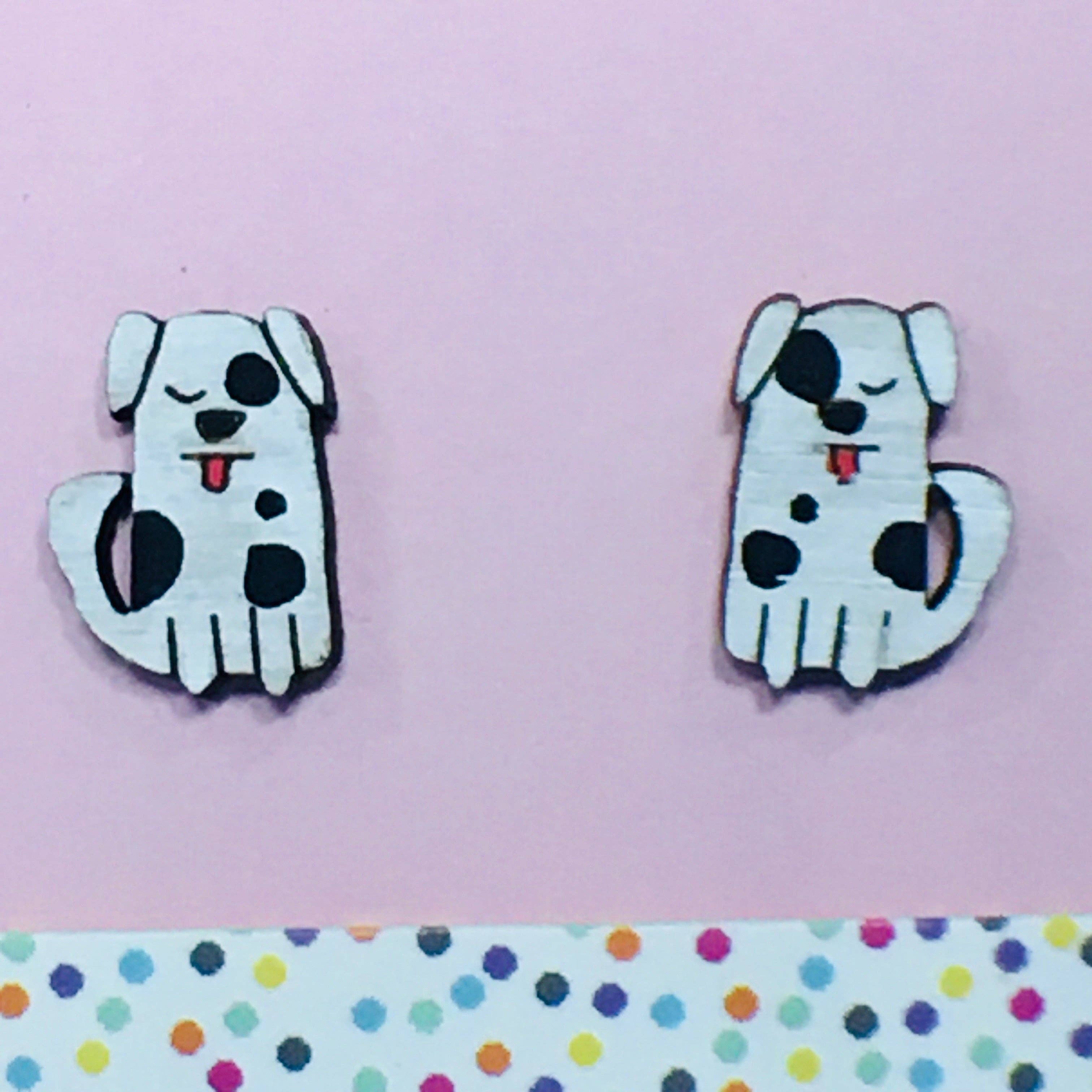Milk Thieves - Wholesale Stud/Post Earrings - Studs: Dogs1