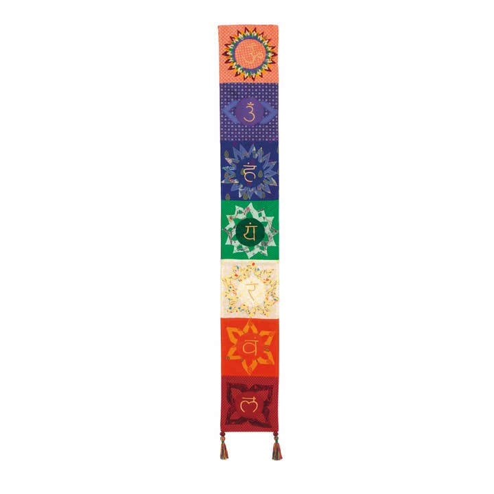 Handmade Chakra Banner for wholesale by Triloka