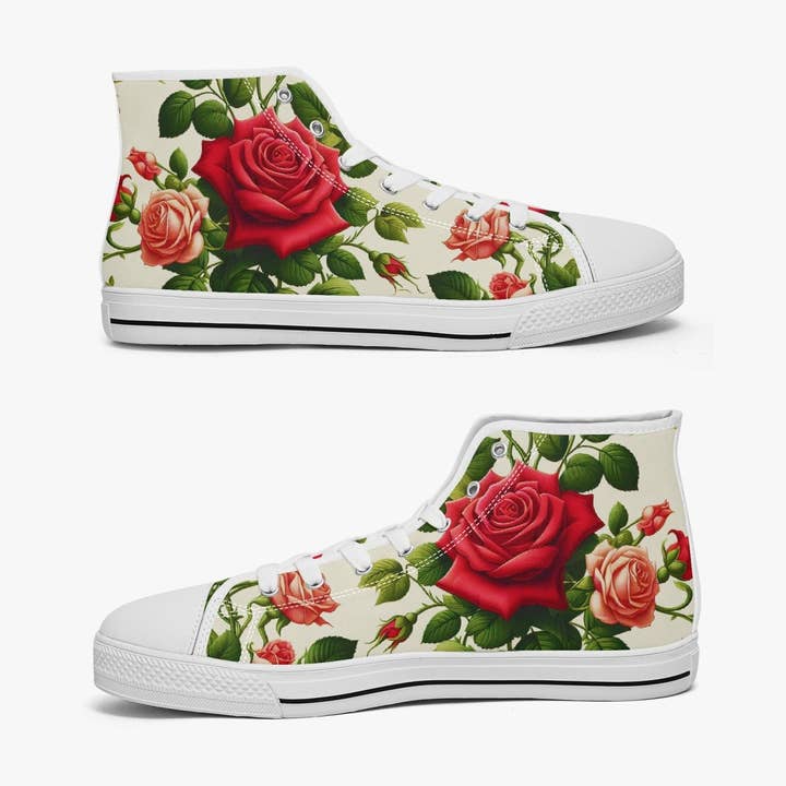 Ténis de Cano Alto Rose and Vine #2.0 por atacado de Oh Pote