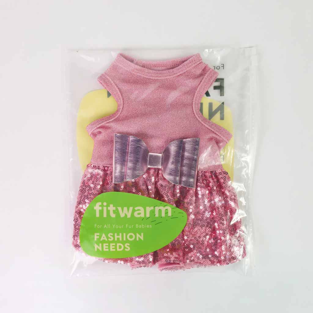 Fitwarm - Vendita all'ingrosso Vestito - Cani - Vestito elegante con paillettes scintillanti per cani31