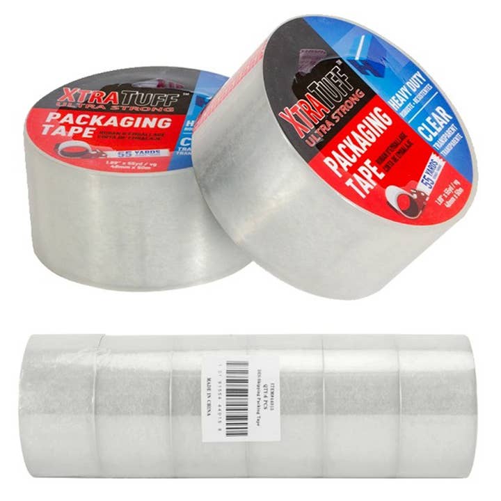 2"x 55 Yard Clear Packing Tape for wholesale by Deluxe Import Trading