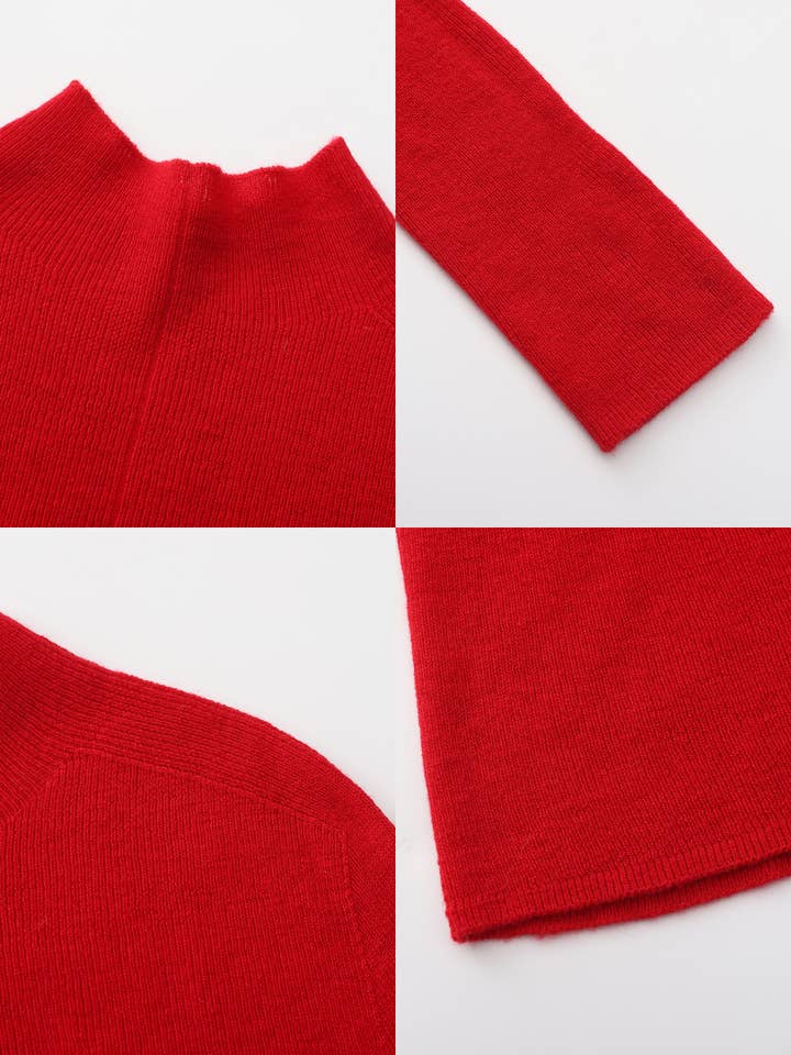 CUBIC – wholesale Knitted jumper – Women′s – Merino Wool Turtleneck Knitwear Jumper8