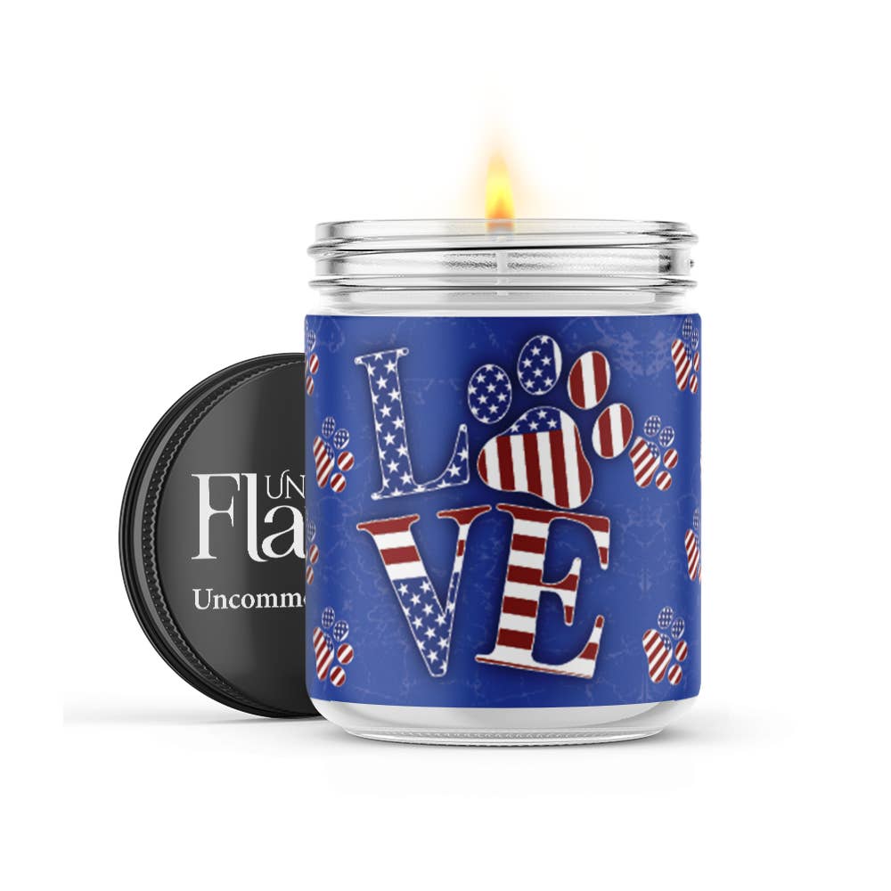 Uncommon Flame - Wholesale Jar/Filled Candle - Americana Paws Candle