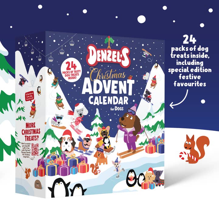 Denzel's - Healthy Dog Treats - Wholesale Pet Treats - Dog - Christmas Advent Calendar for Dogs (24 x 8g)3