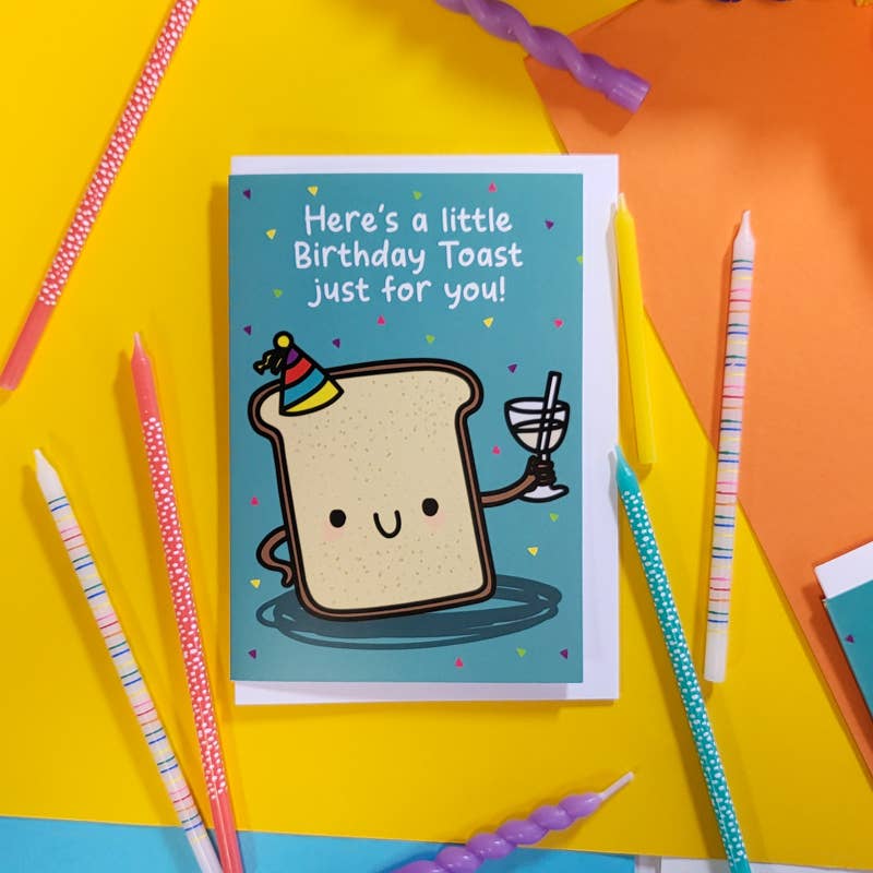 The Playful Indian – postal de parabéns por atacado – Um Pequeno Brinde de Aniversário Just Far You Card2