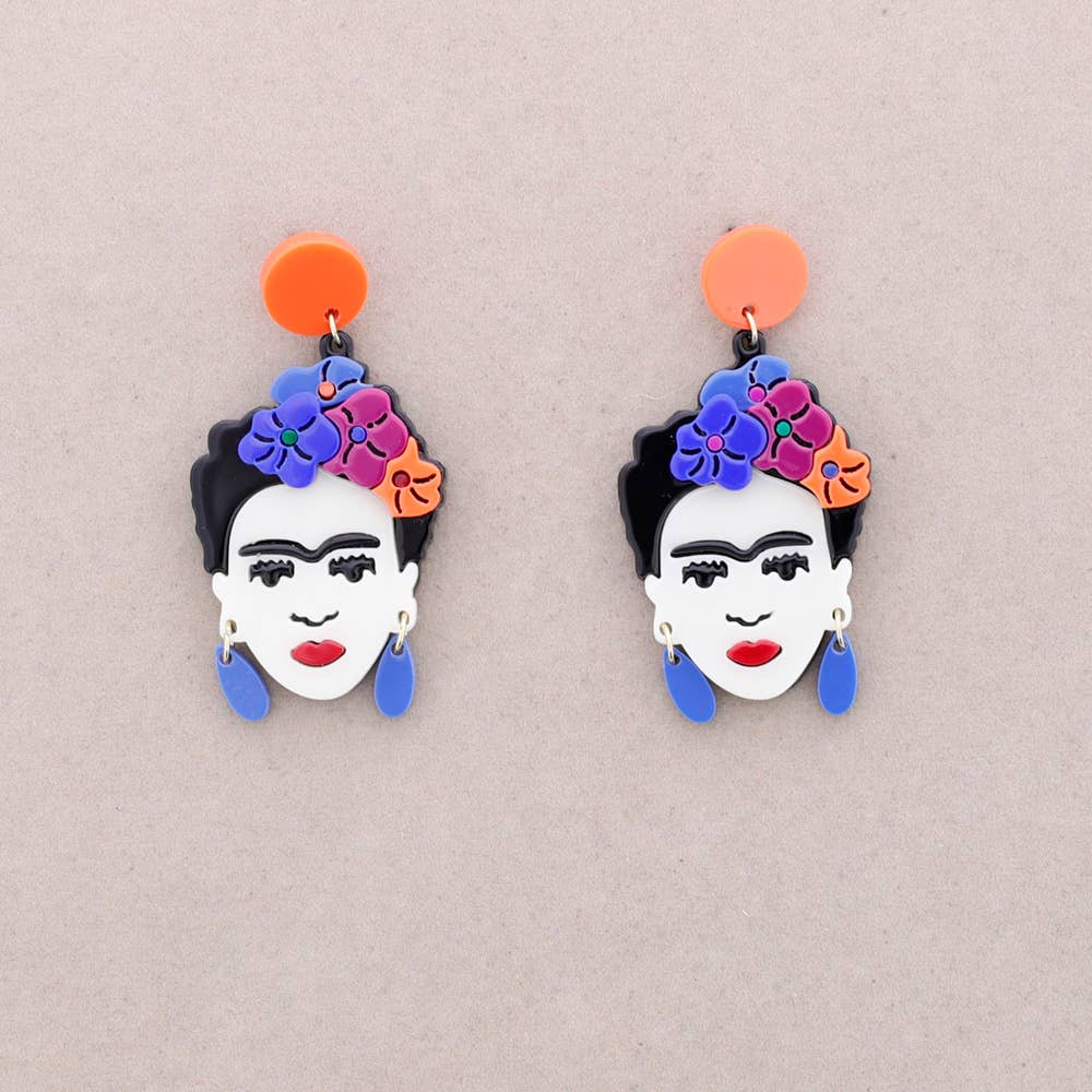 Sonata - Wholesale Hoop Earrings - Frida Resin Earrings0