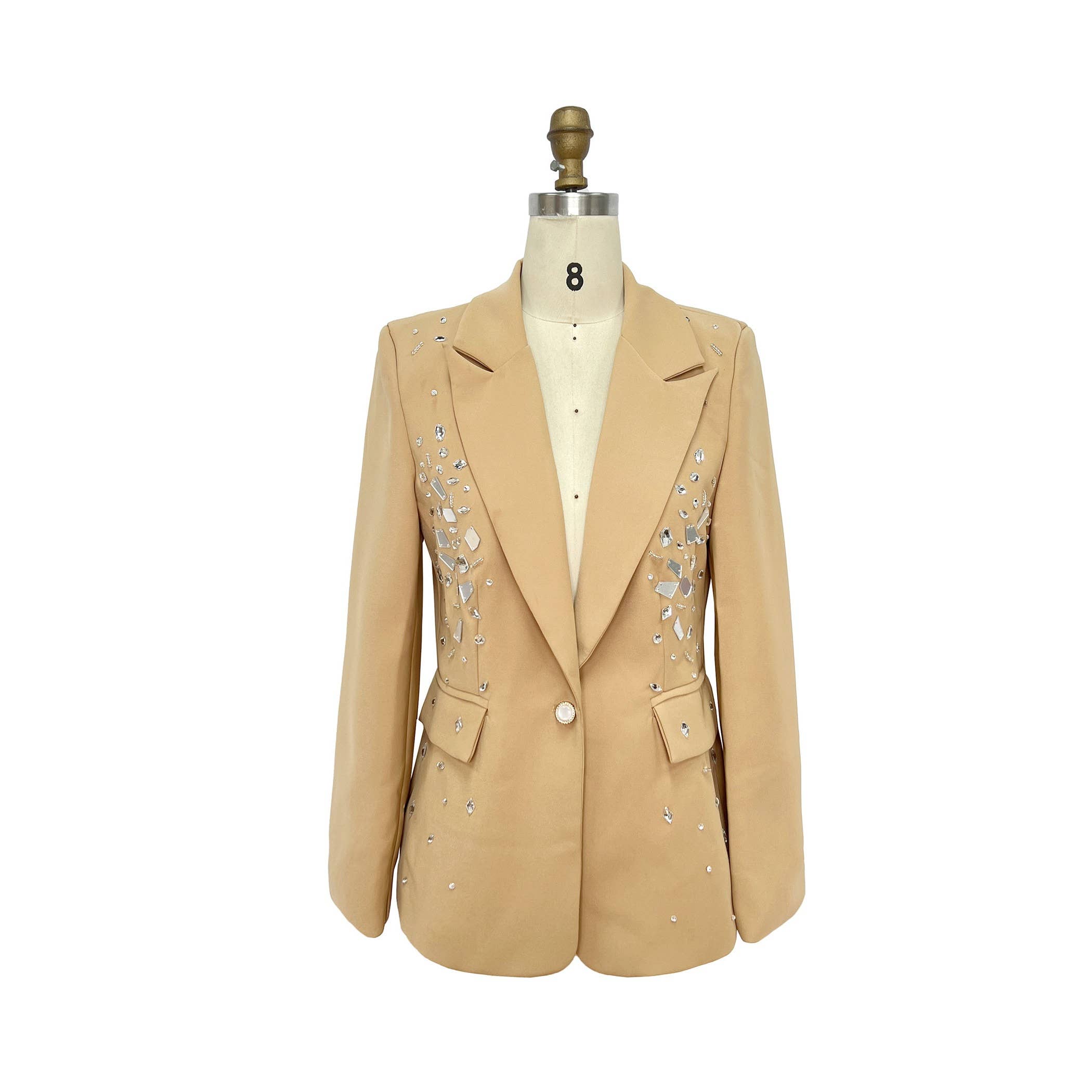 KAKI Blazers à ornements en vente sur Faire4