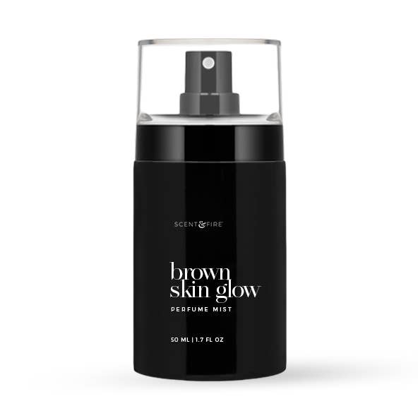 Brume parfumée pour le corps Brown Skin Glow 50 ml pour la vente par Scent & Fire®