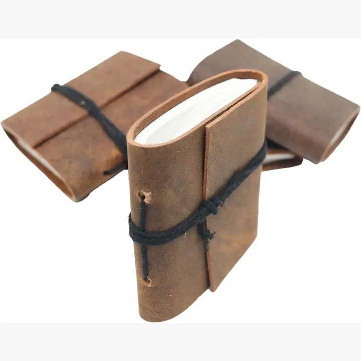 Tuzech Leather - Vendita all'ingrosso Diari/agende - Mini diario compatto in pelle vintage fatto a mano25