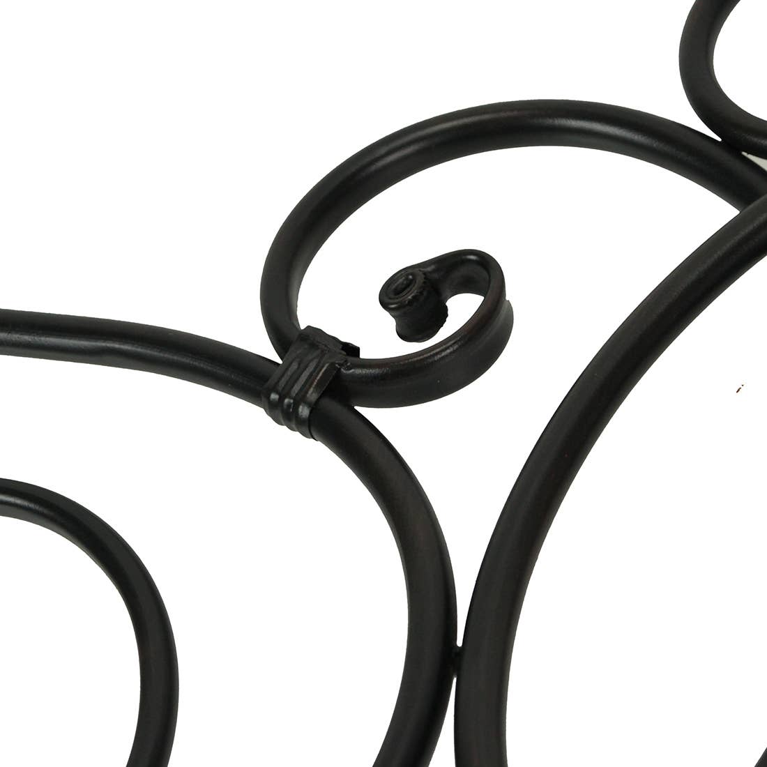 Zeckos – Großhandel 3D-Wandkunst – Dekorativer Bogen zum Aufhängen mit Schriftrollen aus Metall, 54 Zoll3