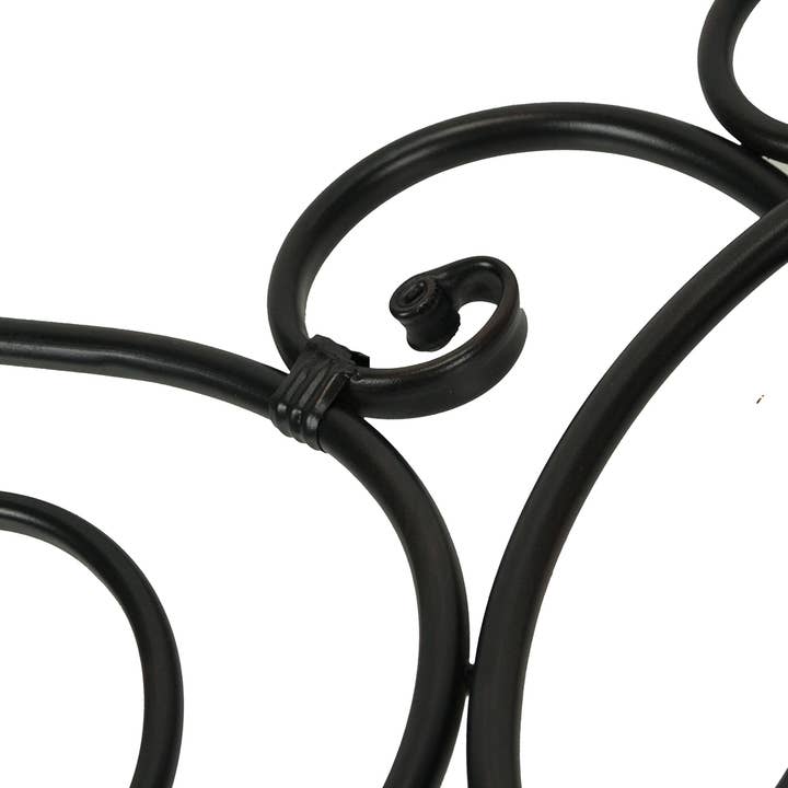 Zeckos – Großhandel 3D-Wandkunst – Dekorativer Bogen zum Aufhängen mit Schriftrollen aus Metall, 54 Zoll3