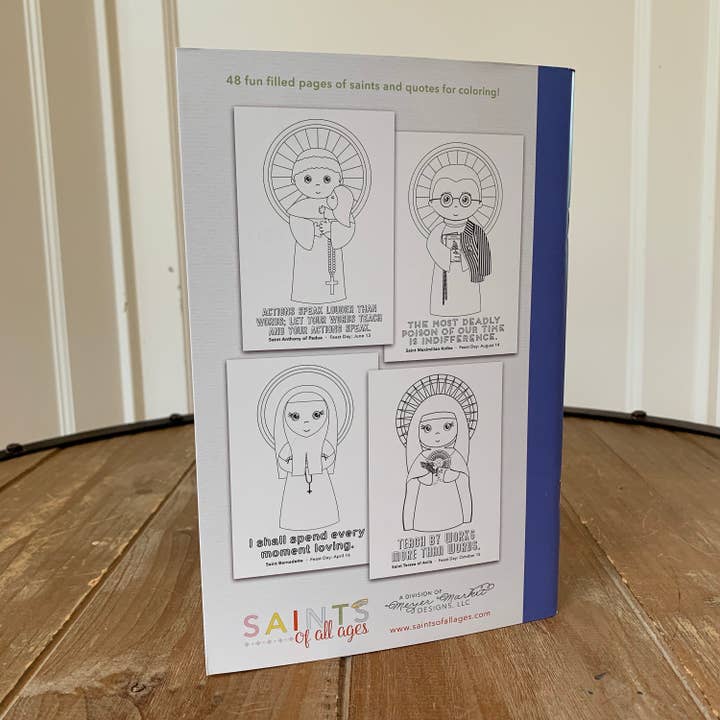 Meyer Market Designs - Wholesale Coloring Book - Kids & Baby - Catholic Saints Coloring Book. Catholic Coloring Book Gift. Saint Coloring. JPII, Mother Teresa, Joan of Arc. First communion. Mass Bag.
