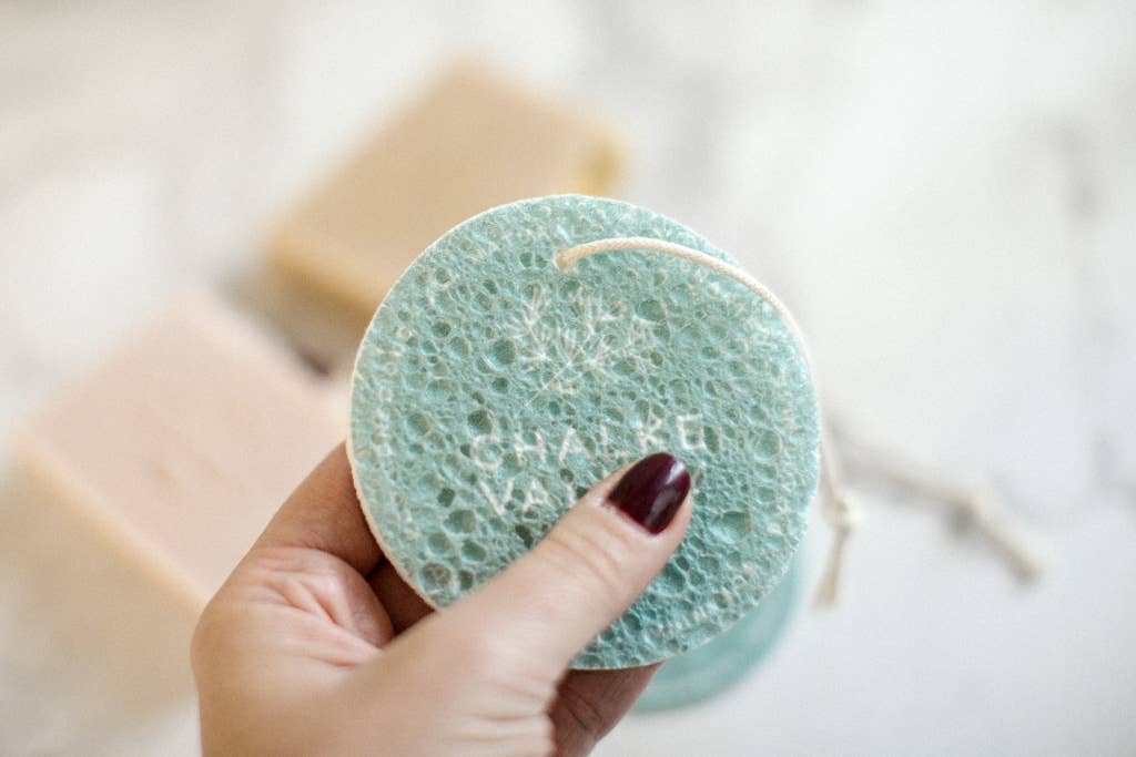 Chalke Valley Soaps – wholesale Facial cleanser – Compostable Magic Sponge for Gentle Facial Cleansing4