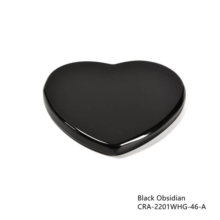 CRCBEADS - Wholesale Coasters - Natural Gemstone Heart Shape Coaster Size 10x85mm Sold by Piece4