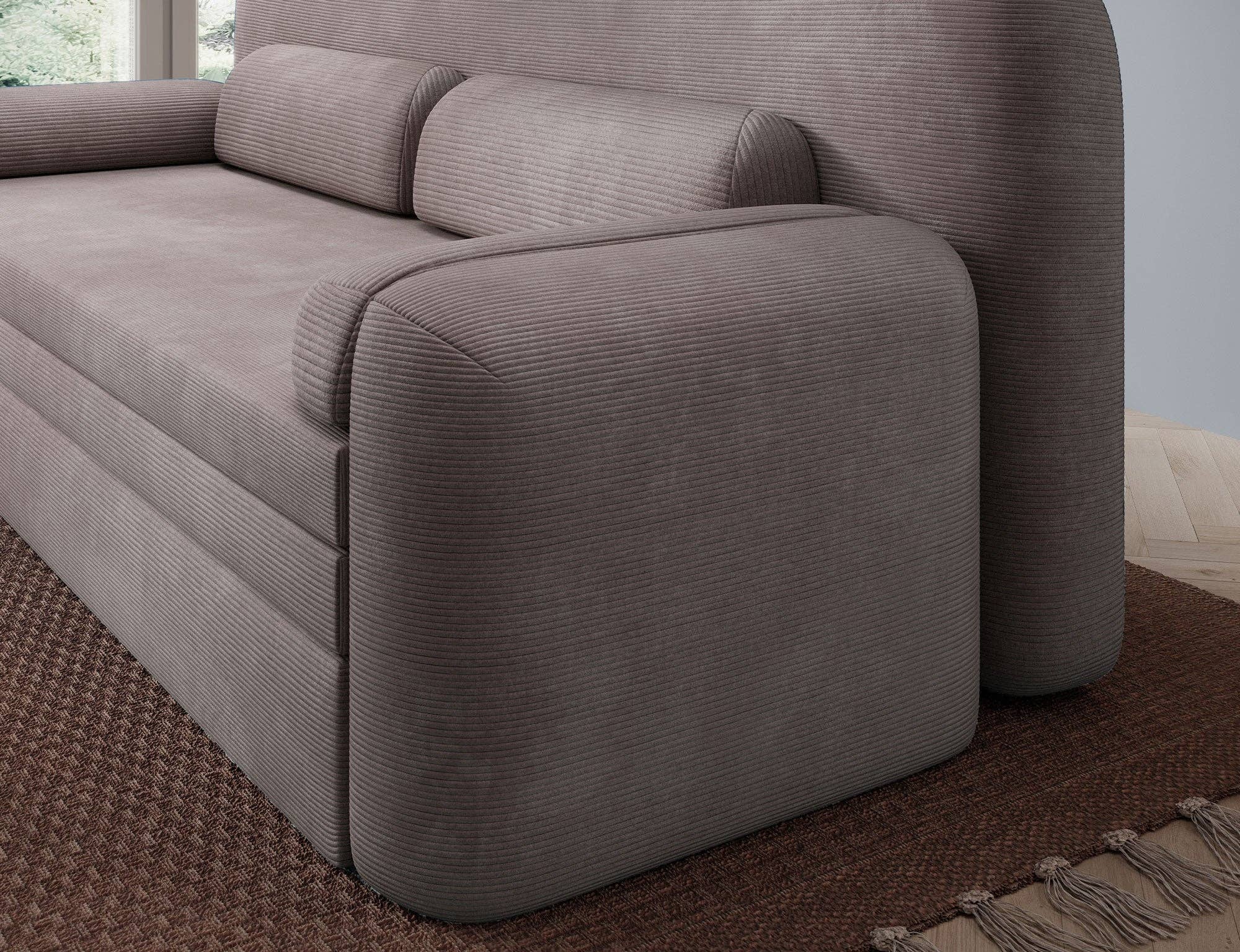 ReForm Creative Home - Wholesale Sofa - Elioss 3 Seater Storage Sleeper Sofa - Fudge Brown5