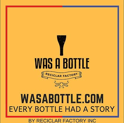WAS A BOTTLE - Vendita all'ingrosso Bicchiere/tazza - Bicchieri in ambra realizzati con grandi bottiglie di birra.8