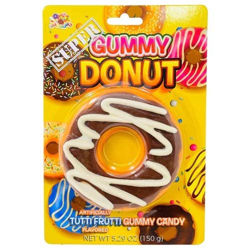 I Got Your Candy - Wholesale Gummy - Albert's Super Gummy Donut  5.29oz - 12ct0