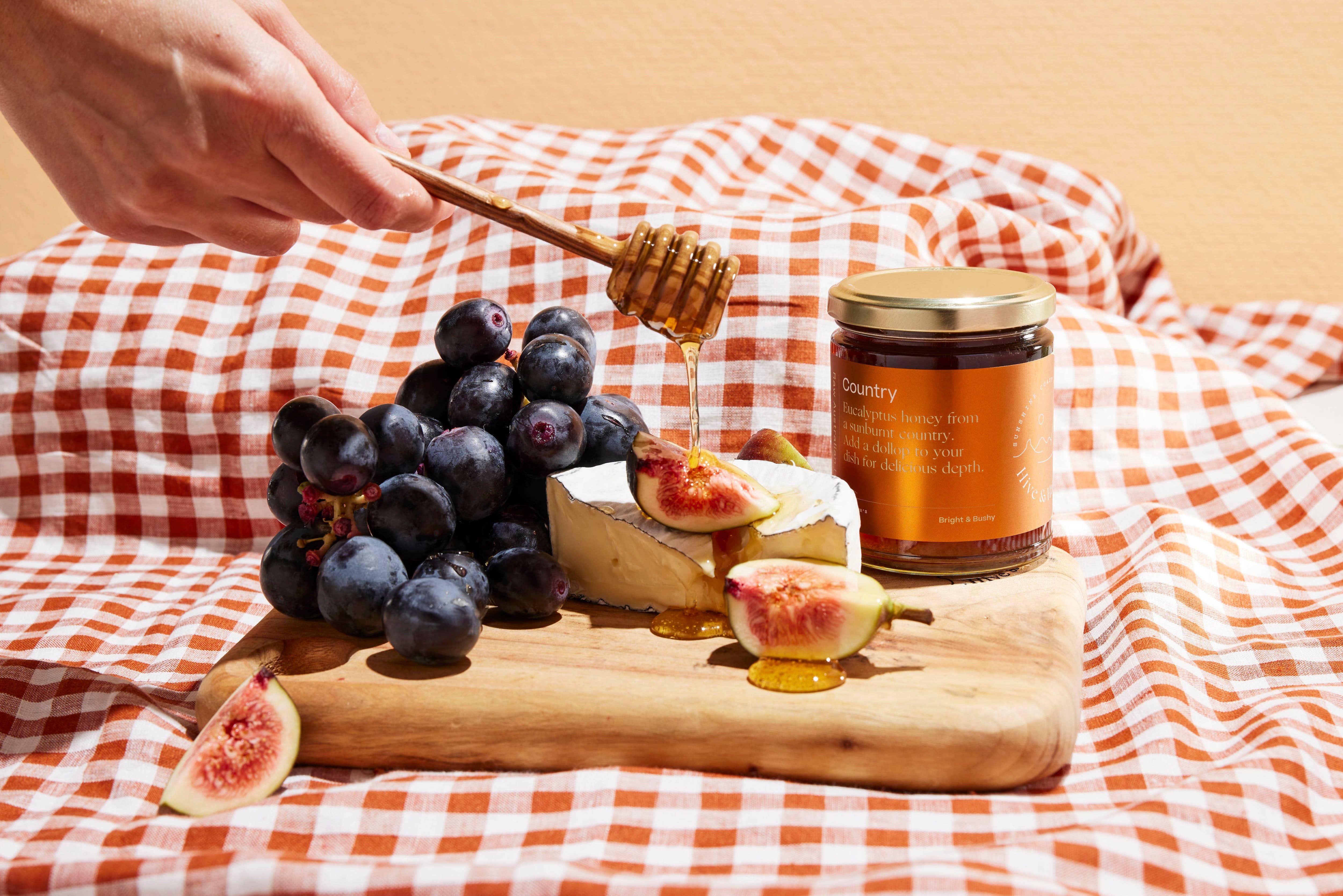 Hive & Harvest - Vente Miel - Miel de Pays - Miel d'Eucalyptus Australien Brut (350g)2