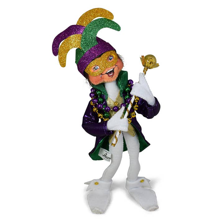 9in Mardi Gras Elf for wholesale by Annalee