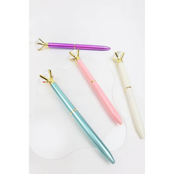 Assorted Color Diamond Pen Set for wholesale on Faire