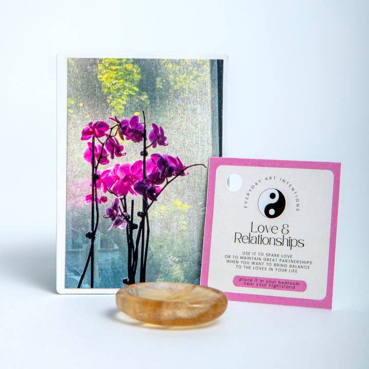Everyday Art Cards - Wholesale Meditation Supplies - Intention Card + Crystal (Seeds of Intention)3