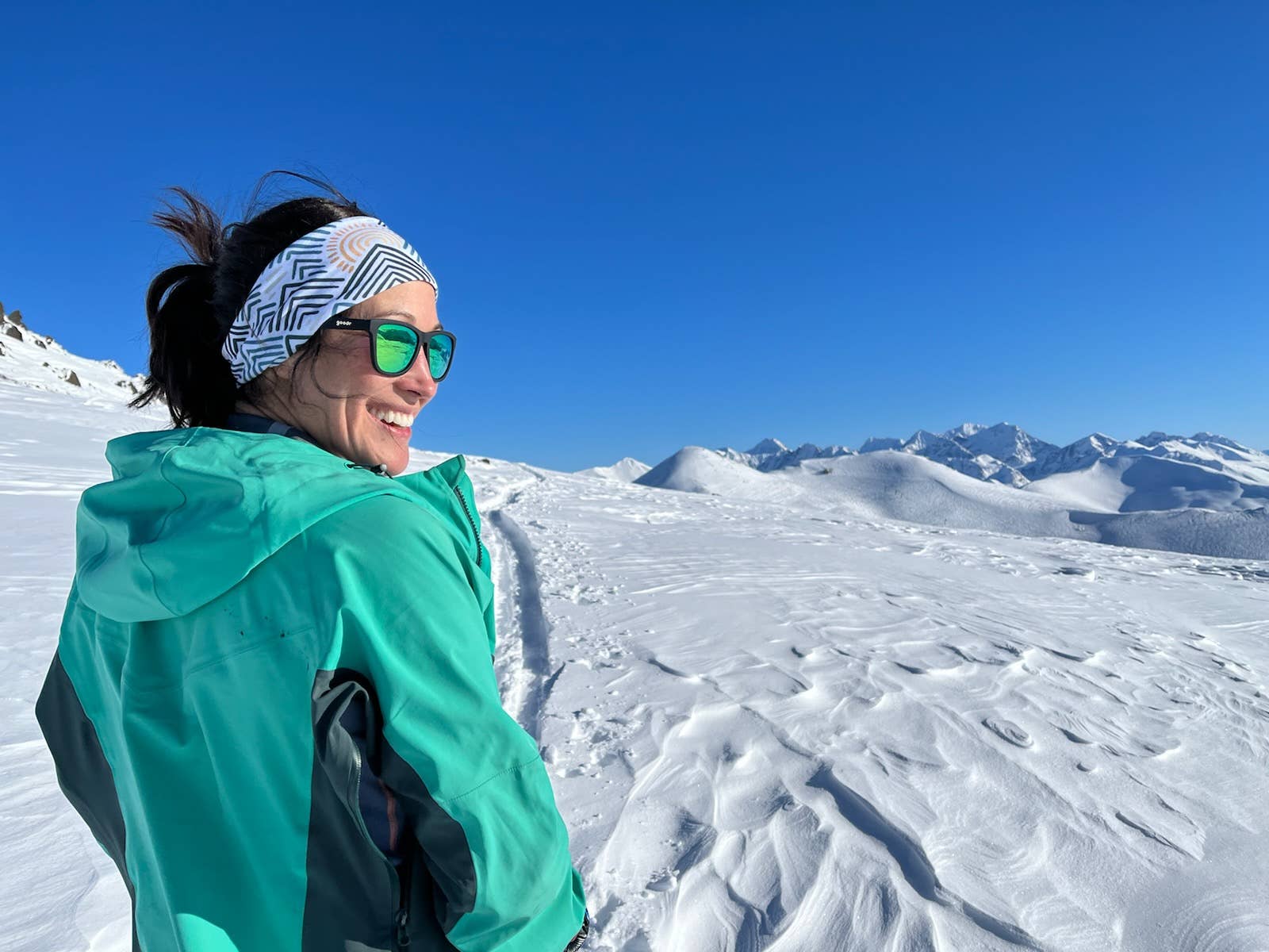 HappyAK Handmade Headbands and Neckwear - Vendita all'ingrosso Fascia per capelli - Donna - Fascia Classica in Maglia Elasticizzata (Montagne)-Pacchetto4