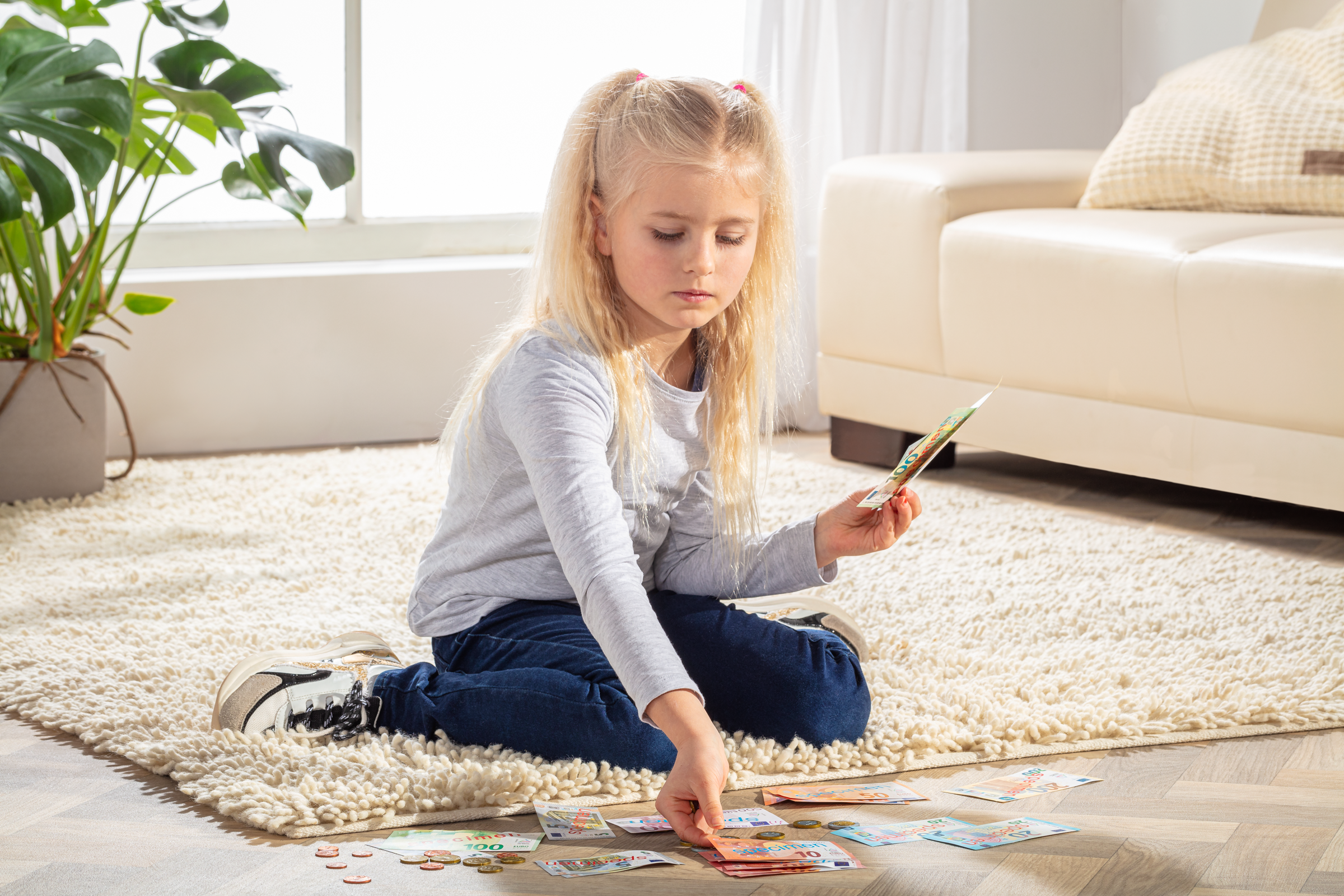 Wissner® aktiv lernen - Wholesale Toy Set - Kids - Euro play money (44 pieces)1