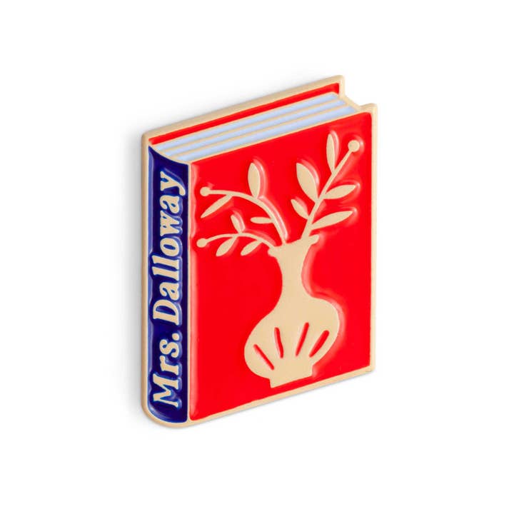 Judy Kaufmann - Wholesale Lapel Pin/Button - Mrs. Dalloway by Virginia Woolf Enamel Pin